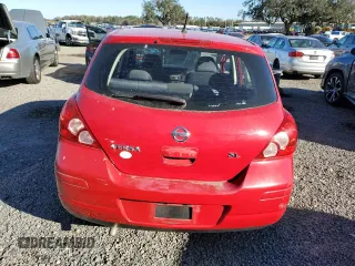 2008 Nissan Versa 1.8 S with VIN 3N1BC13E18L368430, listed as a Copart auction lot 55158295 with 142,363 mi miles and Salvage Title. Bid and sale history available at carsss.com. Image 6.
