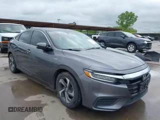 2019 Honda Insight EX z VIN 19XZE4F56KE025837, wystawiony jako IAAI lot #42151315 z przebiegiem 157 704 mil mil oraz . Historia ofert i sprzedaży dostępna na DreamBid. Obrazek 1.