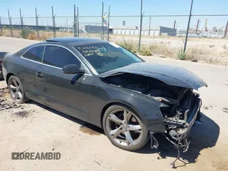 2012 Audi A5 Premium Plus with VIN WAULFAFR6CA023432, listed as a IAAI auction lot 42136688 with Not provided miles and . Bid and sale history available at DreamBid. Image 1.