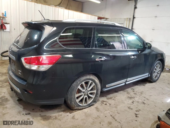 2013 Nissan Pathfinder SL with VIN 5N1AR2MM2DC682463, listed as a Copart auction lot 50840645 with 186,052 mi miles and Clean Title. Bid and sale history available at carsss.com. Image 3.