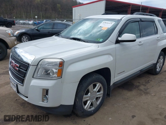 2015 GMC Terrain SLT with VIN 2GKFLXE31F6312569, listed as a IAAI auction lot 42031471 with 98,038 mi miles and . Bid and sale history available at carsss.com. Image 2.