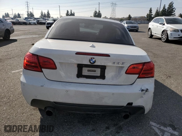 2011 BMW 3 Series 335i with VIN WBADX7C50BE579944, listed as a Copart auction lot 83713714 with Not Provided miles and Salvage Title. Bid and sale history available at carsss.com. Image 6.