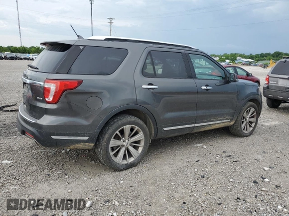 2019 Ford Explorer Limited with VIN 1FM5K8F85KGB16005, listed as a Copart auction lot 58965635 with 141,224 mi miles and Salvage title. Bid and sale history available at DreamBid. Image 3.