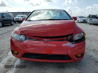 2008 Honda Civic Cpe Si with VIN 2HGFG21508H709306, listed as a Copart auction lot 44902065 with 166,408 mi miles and Salvage Title. Bid and sale history available at carsss.com. Image 5.