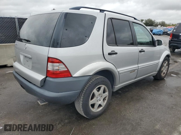 2003 Mercedes-Benz M-Class 3.2L with VIN 4JGAB54EX3A383294, listed as a Copart auction lot 88241985 with 163,244 mi miles and Salvage Title. Bid and sale history available at carsss.com. Image 3.
