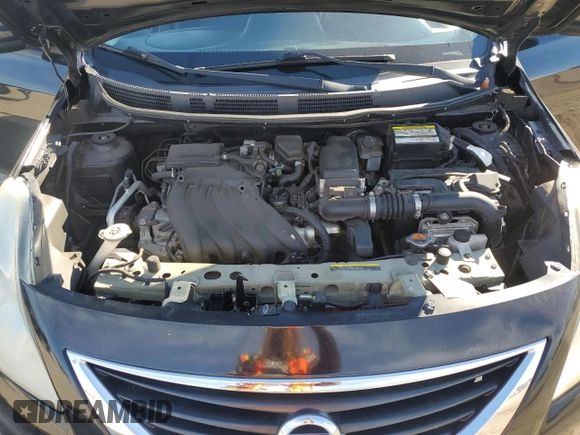 2014 Nissan Versa S with VIN 3N1CN7AP2EK451162, listed as a Copart auction lot 89150645 with 116,321 mi miles and Salvage Title. Bid and sale history available at DreamBid. Image 12.