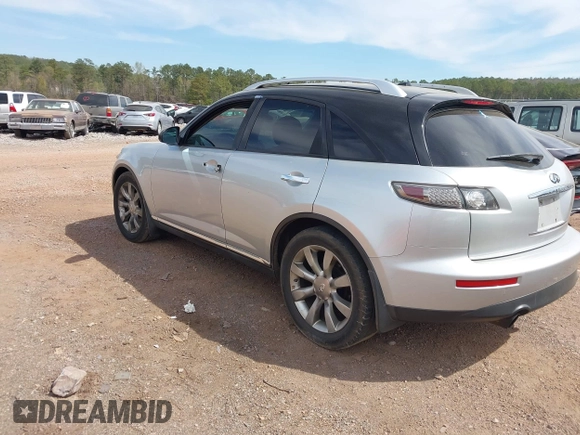 2006 Infiniti FX with VIN JNRAS08U36X100535, listed as a IAAI auction lot 41892435 with 274,843 mi miles. Bid and sale history available at carsss.com. Image 3.