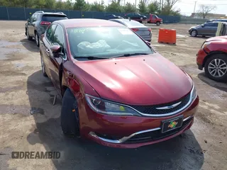 2015 Chrysler 200 C with VIN 1C3CCCCB3FN734831, listed as a IAAI auction lot 41900507 with 146,401 mi miles. Bid and sale history available at carsss.com. Image 1.
