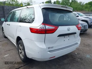 2017 Toyota Sienna L with VIN 5TDZZ3DC3HS793595, listed as a IAAI auction lot 42352780 with 153,161 mi miles and . Bid and sale history available at DreamBid. Image 3.