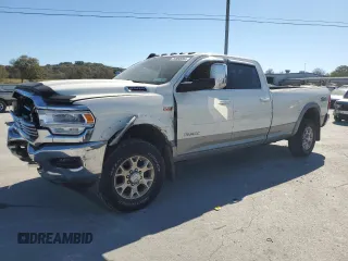 2019 Ram 2500 with VIN 3C6UR5KJ1KG628178, listed as a Copart auction lot 76950094 with 100,996 mi miles and Salvage title. Bid and sale history available at DreamBid. Image 1.