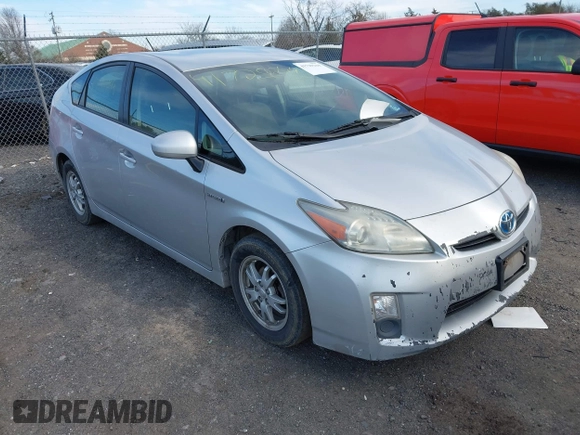 2011 Toyota Prius I with VIN JTDKN3DU8B5339040, listed as a IAAI auction lot 41729244 with 213,628 mi miles. Bid and sale history available at carsss.com. Image 1.