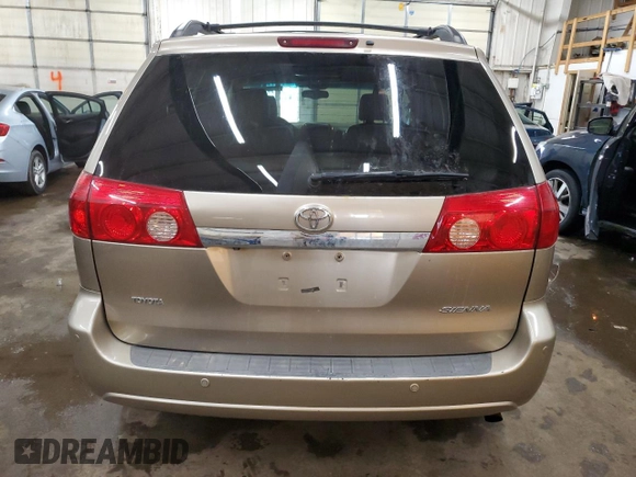 2006 Toyota Sienna XLE with VIN 5TDBA22C46S071880, listed as a Copart auction lot 48380305 with 168,152 mi miles and Salvage Title. Bid and sale history available at carsss.com. Image 6.