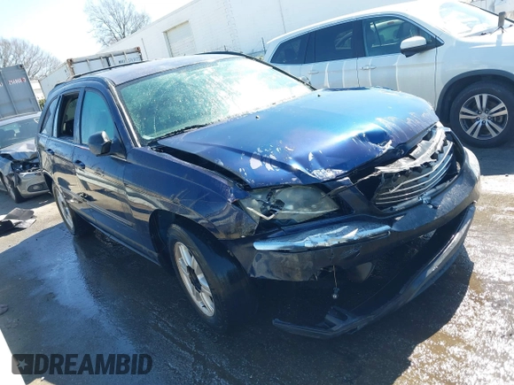 2005 Chrysler Pacifica Touring with VIN 2C4GM68445R584574, listed as a IAAI auction lot 41779714 with 183,853 mi miles and . Bid and sale history available at DreamBid. Image 1.