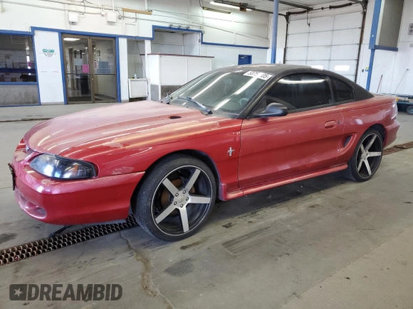 1998 Ford Mustang with VIN 1FAFP4041WF221120, listed as a Copart auction lot 53753005 with 117,219 mi miles and Clean title. Bid and sale history available at DreamBid. Image 1.