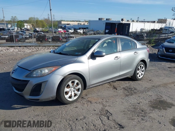 2011 Mazda 3 i Sport with VIN JM1BL1UF7B1408500, listed as a IAAI auction lot 42076150 with 179,965 mi miles. Bid and sale history available at carsss.com. Image 2.