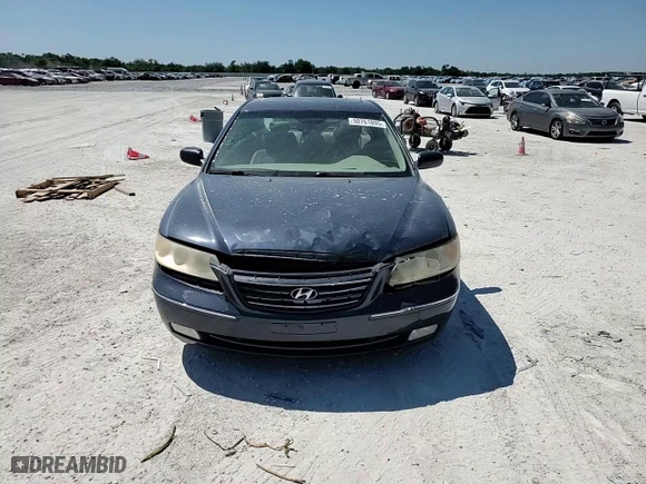 2006 Hyundai Azera SE with VIN KMHFC46FX6A105082, listed as a Copart auction lot 50761895 with NaN miles and Salvage Title. Bid and sale history available at carsss.com. Image 10.