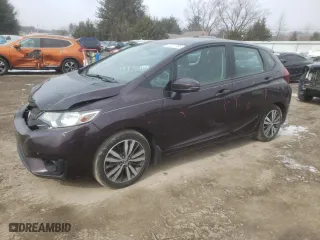2015 Honda Fit EX-L with VIN 3HGGK5H8XFM769953, listed as a Copart auction lot 46227785 with NaN miles and Salvage Title. Bid and sale history available at carsss.com. Image 1.