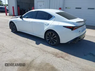 2022 Lexus IS 350 F Sport with VIN JTHGZ1E26N5023327, listed as a IAAI auction lot 42286717 with 32,098 mi miles and . Bid and sale history available at DreamBid. Image 3.
