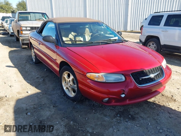 1999 Chrysler Sebring JXi z VIN 3C3EL55H8XT610514, wystawiony jako IAAI lot #41659405 z przebiegiem 122 295 mil mil oraz . Historia ofert i sprzedaży dostępna na DreamBid. Obrazek 6.