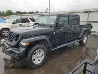2020 Jeep Gladiator Sport S z VIN 1C6HJTAG2LL187328, wystawiony jako Copart lot #58115685 z przebiegiem 145 430 mil mil oraz Szkoda całkowita • Salvage title. Historia ofert i sprzedaży dostępna na DreamBid. Obrazek 1.