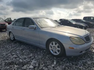 2002 Mercedes-Benz S-Class 4.3L with VIN WDBNG70J22A299862, listed as a Copart auction lot 71749794 with 0 mi miles and Non Repairable. Bid and sale history available at carsss.com. Image 4.