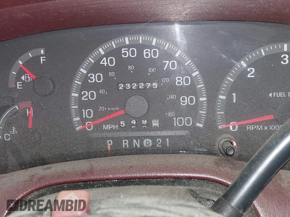 1997 Ford F-150 XL with VIN 1FTDX18W6VNB19712, listed as a IAAI auction lot 41740832 with 232,275 mi miles. Bid and sale history available at carsss.com. Image 7.