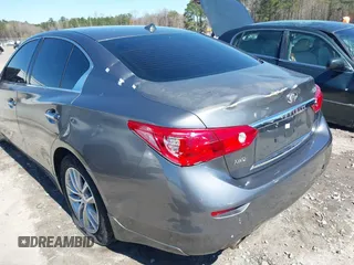 2015 Infiniti Q50 with VIN JN1BV7AR2FM423781, listed as a IAAI auction lot 41803765 with 72,623 mi miles. Bid and sale history available at carsss.com. Image 6.