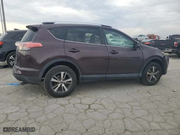 2016 Toyota RAV4 XLE with VIN 2T3WFREV8GW287241, listed as a Copart auction lot 45661165 with 106,203 mi miles and Salvage Title. Bid and sale history available at carsss.com. Image 3.