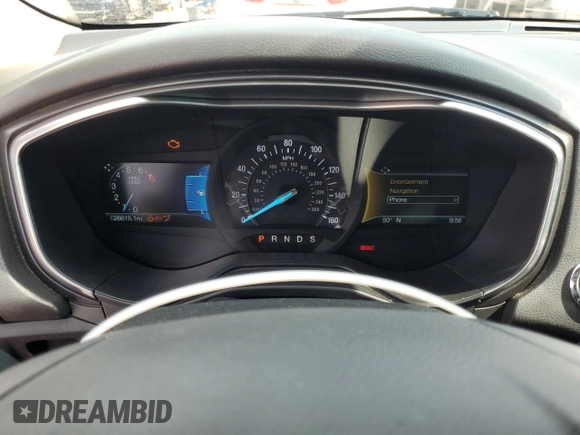 2020 Ford Fusion Titanium with VIN 3FA6P0K91LR180973, listed as a Copart auction lot 60023215 with 26,615 mi miles and Salvage title. Bid and sale history available at DreamBid. Image 9.
