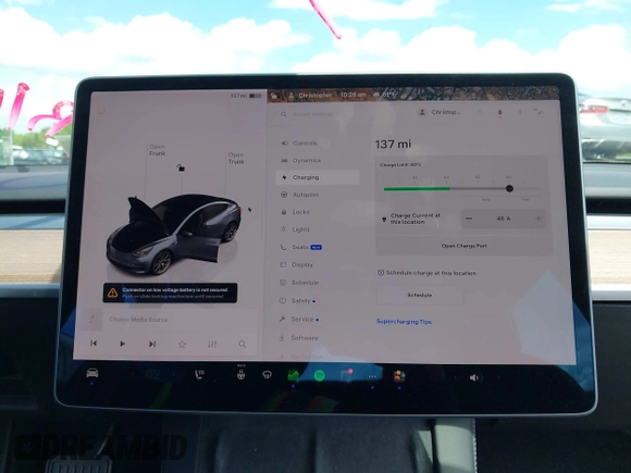 2022 Tesla Model 3 Long Range z VIN 5YJ3E1EB4NF175634, wystawiony jako IAAI lot #42021674 z przebiegiem 39 475 mil mil oraz . Historia ofert i sprzedaży dostępna na DreamBid. Obrazek 17.