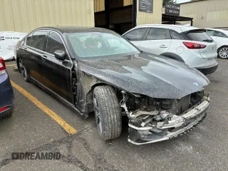 2017 BMW 7 Series 750i with VIN WBA7F0C35HGM21697, listed as a Copart auction lot 64385715 with Not provided miles and Salvage title. Bid and sale history available at DreamBid. Image 1.
