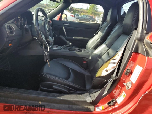 2009 Mazda MX-5 Miata Grand Touring with VIN JM1NC26F190204839, listed as a Copart auction lot 54161955 with 88,821 mi miles and Salvage title. Bid and sale history available at DreamBid. Image 7.