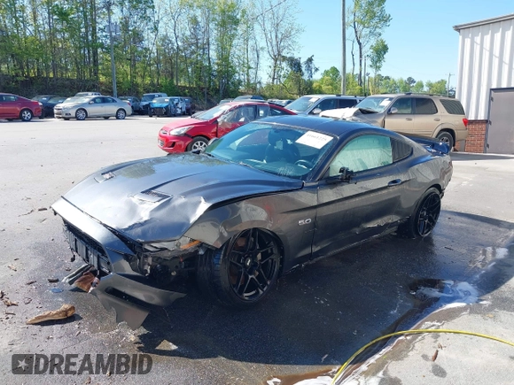 2018 Ford Mustang GT z VIN 1FA6P8CF3J5182601, wystawiony jako IAAI lot #41661225 z przebiegiem 67 898 mil mil oraz . Historia ofert i sprzedaży dostępna na DreamBid. Obrazek 2.