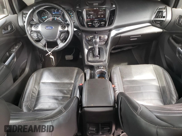 2014 Ford Escape Titanium with VIN 1FMCU9J90EUE04866, listed as a Copart auction lot 54182455 with 202,066 mi miles and Salvage Title. Bid and sale history available at carsss.com. Image 8.