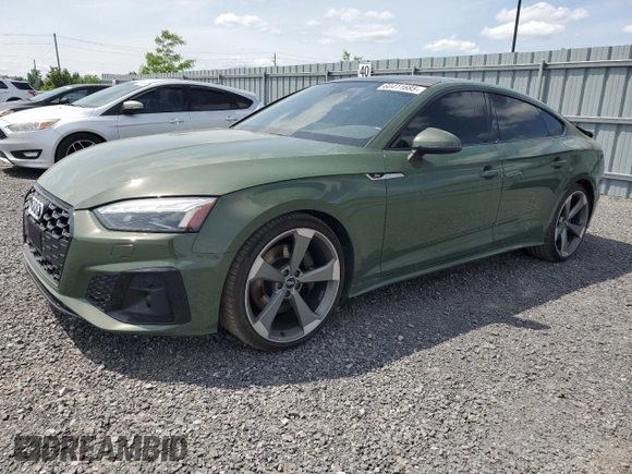 2020 Audi S5 Sportback Premium Plus z VIN WAUB4CF57LA005709, wystawiony jako Copart lot #60411685 z przebiegiem 73 795 mil mil oraz Szkoda całkowita • Salvage title. Historia ofert i sprzedaży dostępna na DreamBid. Obrazek 1.