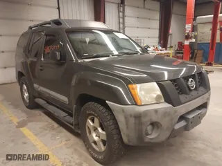 2005 Nissan Xterra S with VIN 5N1AN08W55C652001, listed as a IAAI auction lot 41875229 with 223,022 mi miles. Bid and sale history available at carsss.com. Image 1.