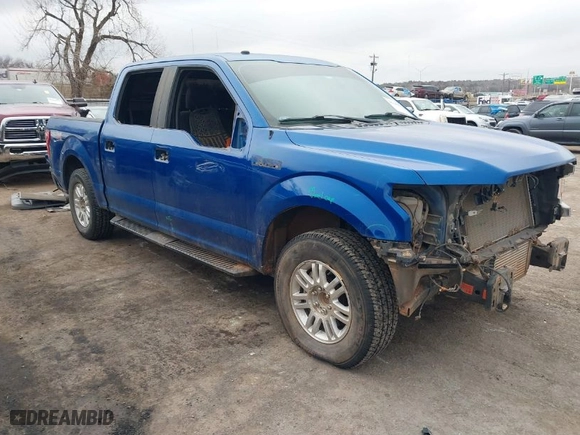 2018 Ford F-150 XL with VIN 1FTEW1CPXJKF74789, listed as a IAAI auction lot 41520205 with 145,658 mi miles. Bid and sale history available at carsss.com. Image 1.