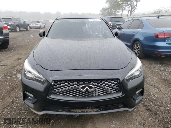 2021 Infiniti Q50 Pure z VIN JN1EV7AR6MM751988, wystawiony jako Copart lot #47480403 z przebiegiem 7 350 mil mil oraz Szkoda całkowita • Salvage title. Historia ofert i sprzedaży dostępna na DreamBid. Obrazek 5.