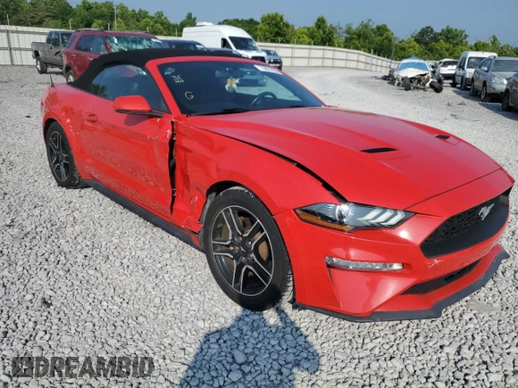 2020 Ford Mustang EcoBoost z VIN 1FATP8UH1L5106543, wystawiony jako Copart lot #58918555 z przebiegiem 73 585 mil mil oraz Szkoda całkowita • Salvage title. Historia ofert i sprzedaży dostępna na DreamBid. Obrazek 4.