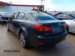 2008 Lexus IS 250 with VIN JTHBK262382071330, listed as a IAAI auction lot 42072188 with Not Provided miles. Bid and sale history available at carsss.com. Image 3.