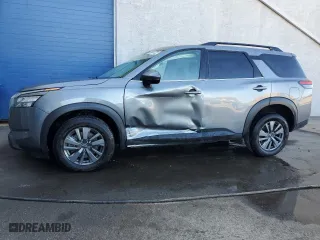 2023 Nissan Pathfinder SV with VIN 5N1DR3BA5PC242494, listed as a Copart auction lot 76792844 with 36,784 mi miles and Clean Title. Bid and sale history available at carsss.com. Image 1.