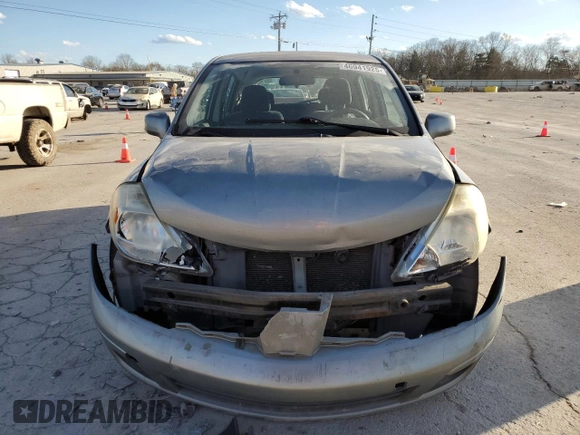 2007 Nissan Versa 1.8 S with VIN 3N1BC13E87L364857, listed as a Copart auction lot 46941925 with 198,882 mi miles and Salvage Title. Bid and sale history available at carsss.com. Image 5.