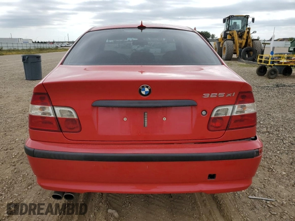 2005 BMW 3 Series 325xi with VIN WBAEU33405PR14206, listed as a Copart auction lot 69513244 with 130,118 mi miles and Salvage Title. Bid and sale history available at carsss.com. Image 6.