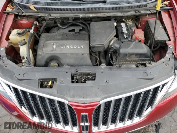 2013 Lincoln MKX with VIN 2LMDJ8JK2DBL00981, listed as a Copart auction lot 72976014 with 244,199 mi miles and Salvage Title. Bid and sale history available at DreamBid. Image 12.