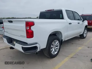 2024 Chevrolet Silverado 1500 Custom with VIN 3GCPABEK1RG423289, listed as a IAAI auction lot 41276637 with 199 mi miles and . Bid and sale history available at DreamBid. Image 4.