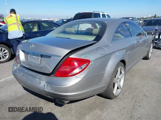 2008 Mercedes-Benz CL-Class V8 with VIN WDDEJ71X98A012621, listed as a IAAI auction lot 41662300 with 63,931 mi miles. Bid and sale history available at carsss.com. Image 4.