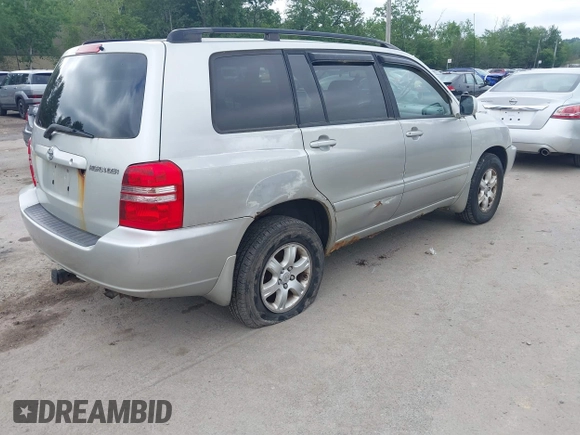 2003 Toyota Highlander z VIN JTEHF21A130118885, wystawiony jako IAAI lot #42475699 z przebiegiem 151 201 mil mil oraz . Historia ofert i sprzedaży dostępna na DreamBid. Obrazek 4.