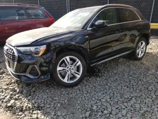 2021 Audi Q3 S line Premium with VIN WA1DECF33M1028830, listed as a Copart auction lot 78988204 with 55,232 mi miles and Salvage title. Bid and sale history available at DreamBid. Image 1.
