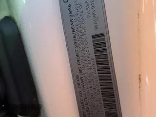 2009 Audi A8 4.2L z VIN WAUMV94E59N005253, wystawiony jako Copart lot #53341935 z przebiegiem 154 305 mil mil oraz Szkoda całkowita • Salvage title. Historia ofert i sprzedaży dostępna na DreamBid. Obrazek 13.