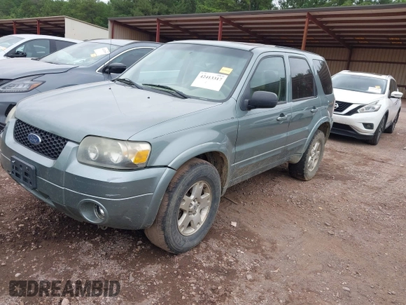 2006 Ford Escape Limited with VIN 1FMCU941X6KA19284, listed as a IAAI auction lot 42413317 with 189,932 mi miles and . Bid and sale history available at DreamBid. Image 2.
